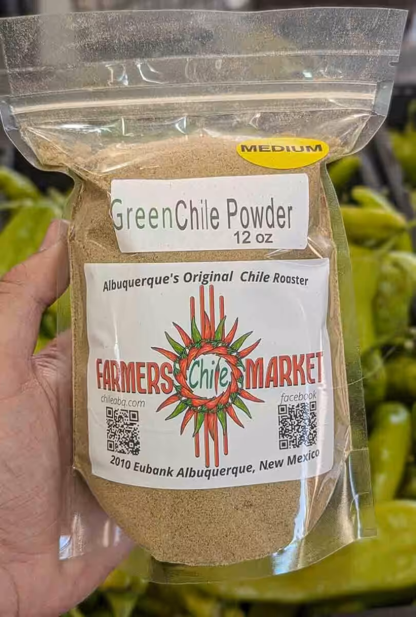 12 oz Farmers Chile Market Hatch Green Chile Powder